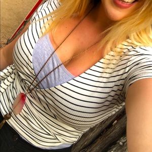 Cute wrap top